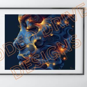 HEAD SPACE WALL ART 20X16 GLOSSY PRINT PERFECT HOLIDAY GIFT LIMITED PRINT